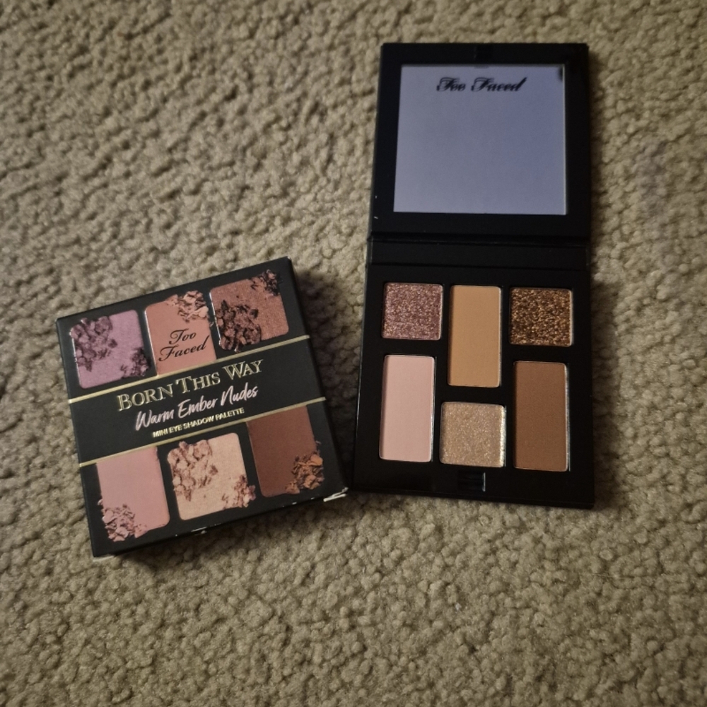 Too Faced Born This Way Mini Eyeshadow Palette Warm Ember Nudes